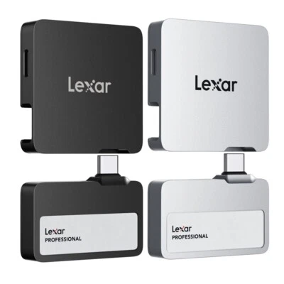 LEXAR Portable SSD 1TB 2TB SL400 With HUB for Photography Camera iPhone Mobile