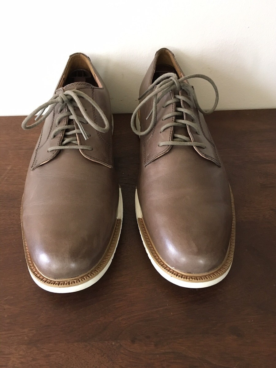 COLE HAAN Great Jones Oxford Brown Leather Shoes size 9 s-l400.jpg main image 2