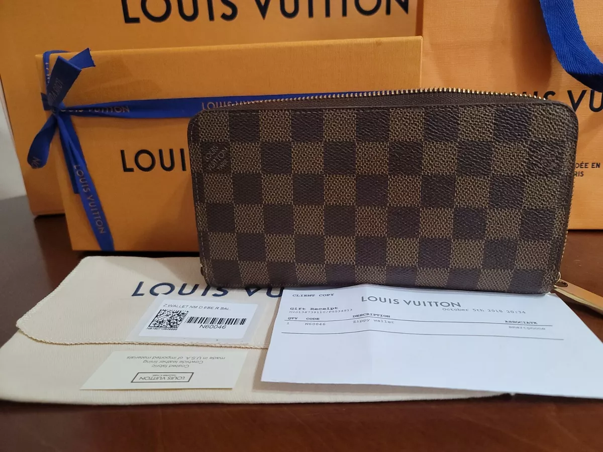 louis vuitton zippy wallet damier