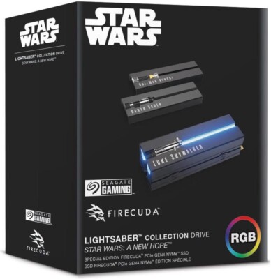 SEAGATE FireCuda M.2 NVMe PCI-e 1TB Internal SSD *LIGHTSABER