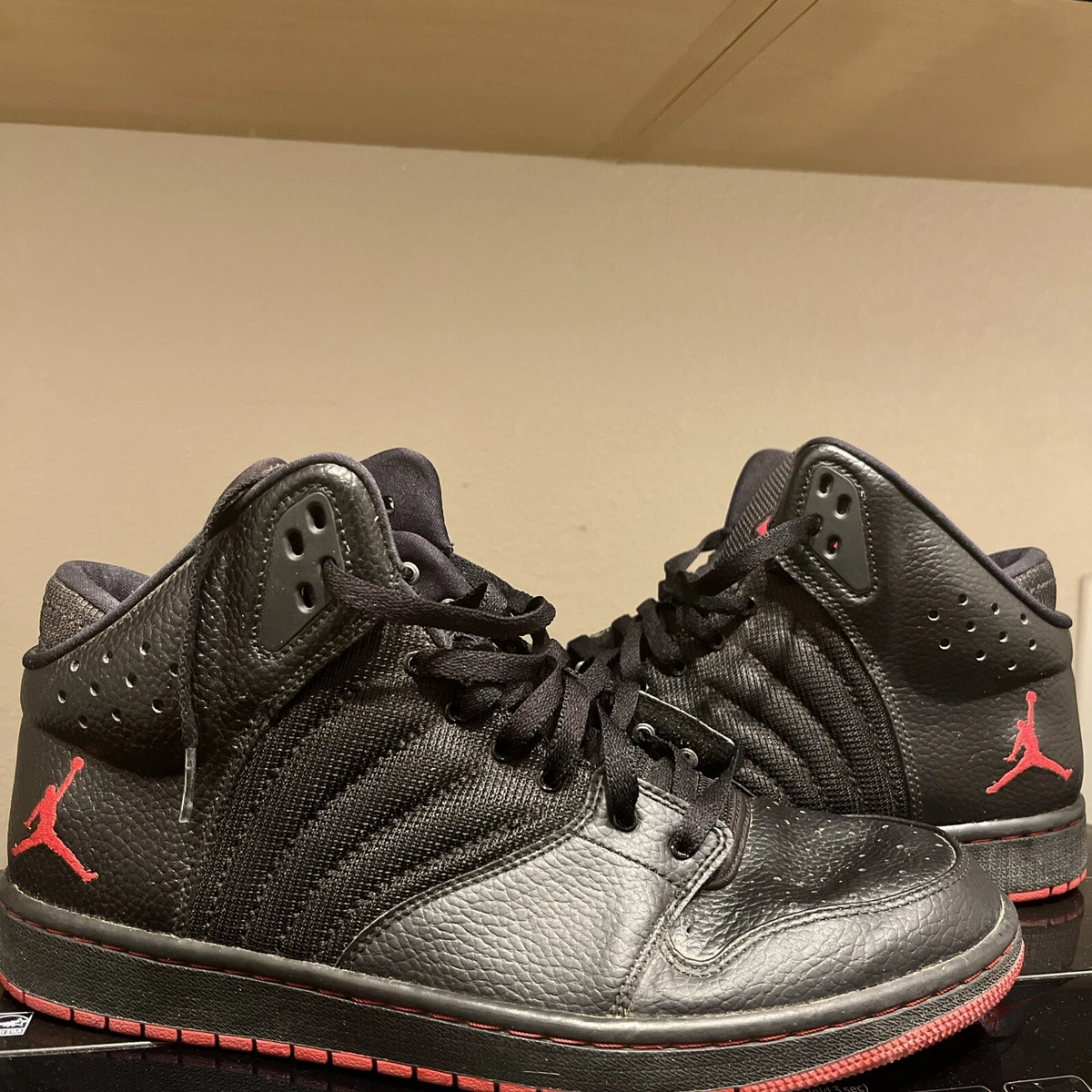 Nike Jordan 1 Flight 4 Premium Black Basketball Trainers Size 12 Jordan 1 Flight 4 Premium Low Black for Sale | Authenticity  main image 4