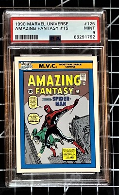 1990 Impel Marvel Universe - #126 Spider-Man / Amazing Fantasy #15