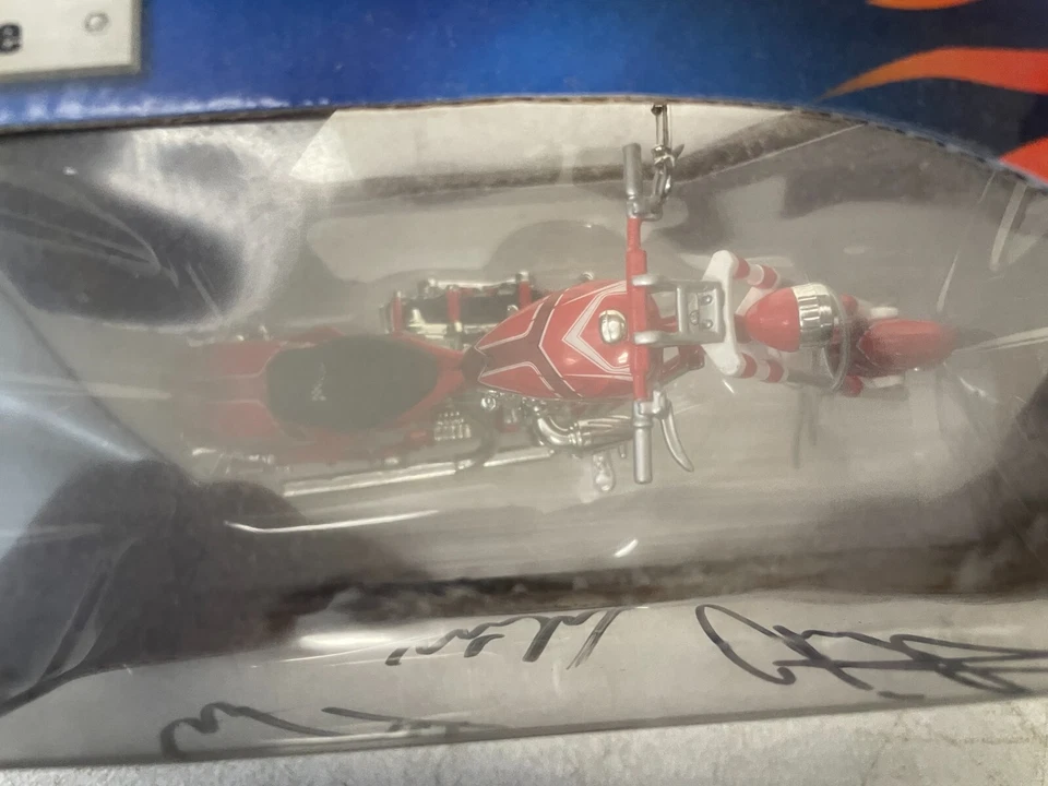 T-Rex Softail #1 American Chopper 1:18 Scale Orange County Motorcycle Signed - Image 3 of 4