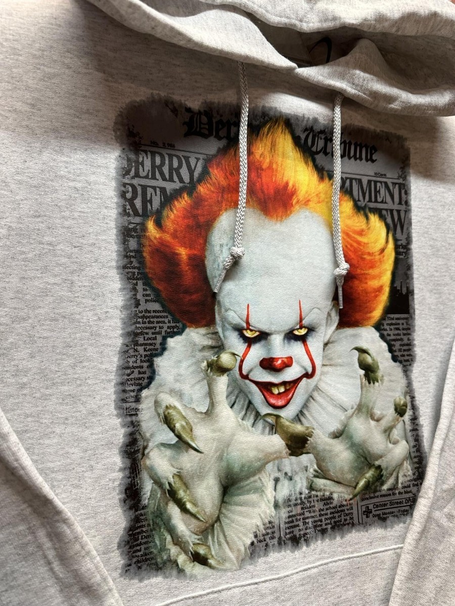Pennywise Face HOODIE Halloween | eBay