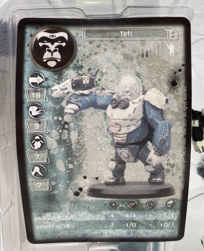 AT-43 Karmans Yetis Unit Box OPEN BOX WITH CARD RACKHAM - Picture 4 of 9