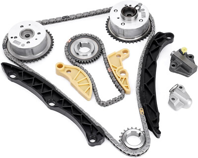 24321-2G111 Timing Chain Kit with Guide Rail Crank Sprocket Shaft Sprocket Co...