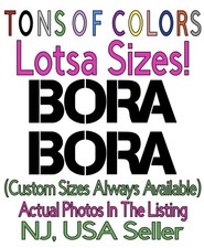 Two Bora Tools Logo Die Cut Vinyl Decals Metal Wood Shop Equipment Supplies