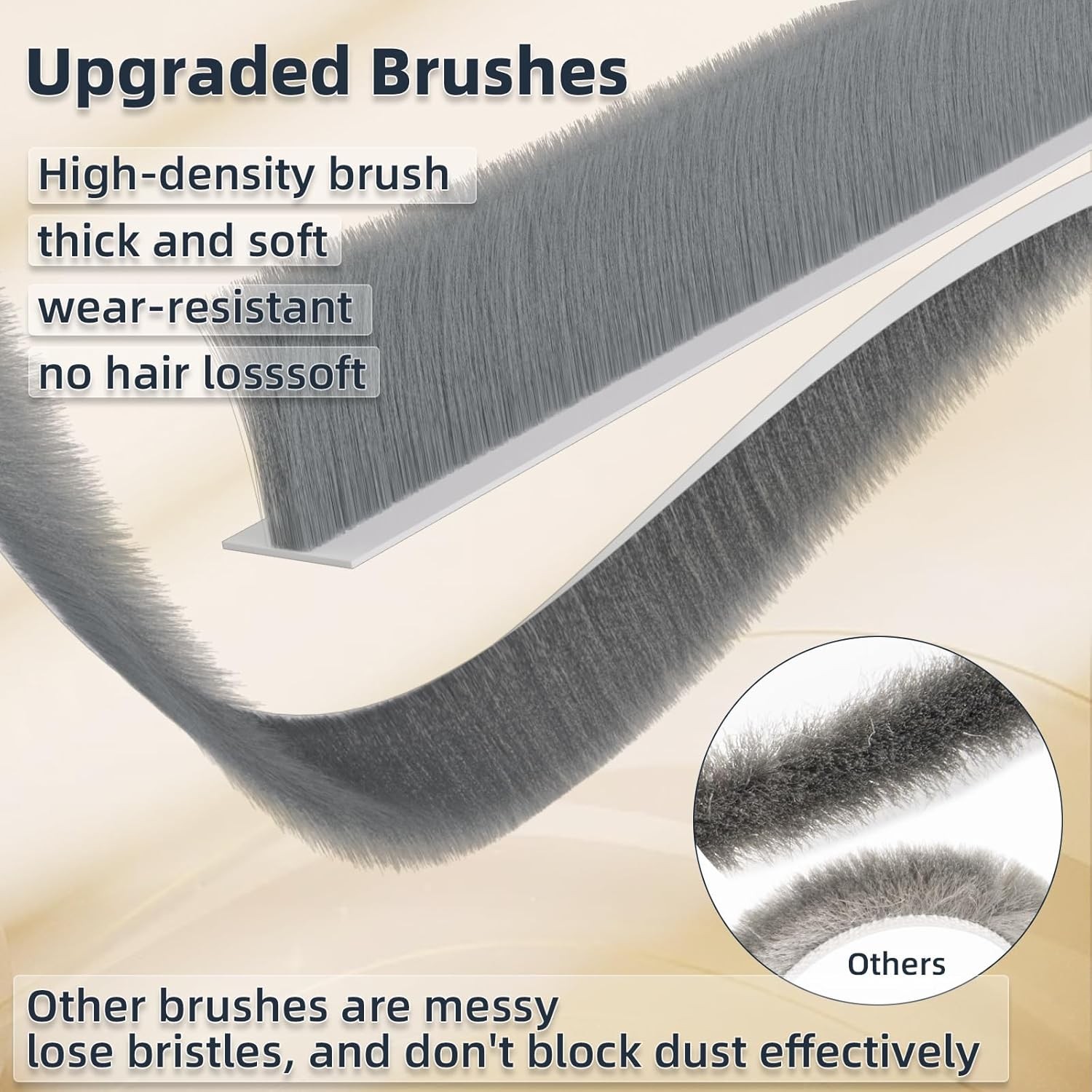 39" Door Sweep for Bottom of Door,Silicone Under 39in*1 Pack, Black 