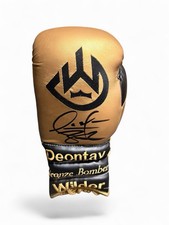 Deontay Wilder Signed Boxing Glove With COA