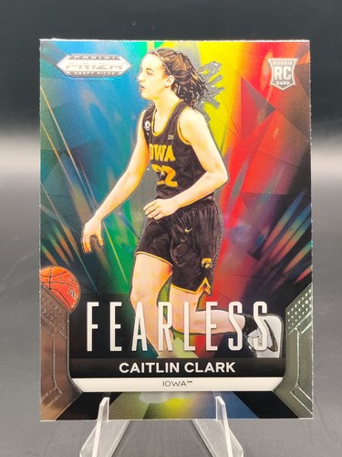 2024-25 Panini Prizm Draft Picks - Fearless Caitlin Clark #24 (RC)