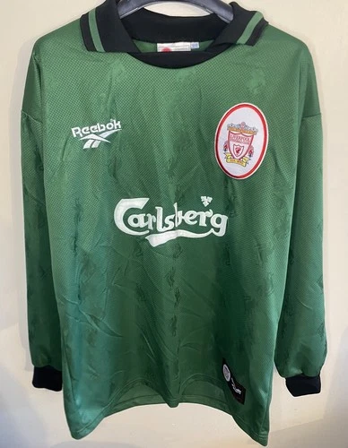 Vintage Liverpool 1996/97 Goalkeeper Football Shirt- Adult Size 38/40- Reebok