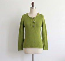 Eddie Bauer Vtg Styled 90s Button Down Sweate...