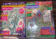 2 X Creative Stamping Magazines With Stamps Gnome Stamps Alt & New Stamps