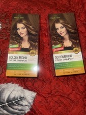 Herbishh Hair Color Shampoo Chestnut Brown Argan Oil, 13.6 .oz. X2