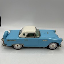 Make Fifties Japan Friction 1956 Thunderbird Hard Top Car Carolina Blue 1:18