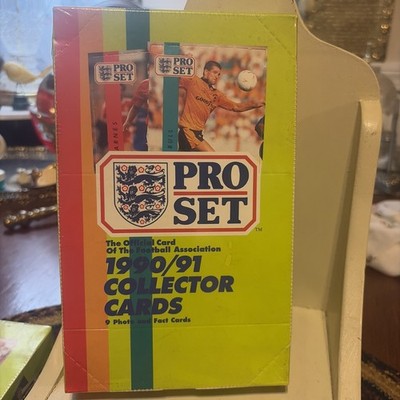PRO SET 1990/1991 COLLECTORS SET CARDS SOCCER/FOOTBALL SEALED BOX 