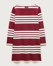J. Crew Long-sleeve mini dress in striped mariner cloth size S NWT