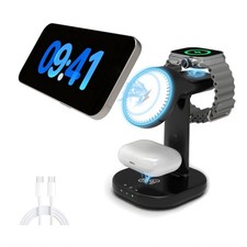 3 in 1 Wireless Charging Station for Magsafe Charger Stand,Magnetic Phone Charge