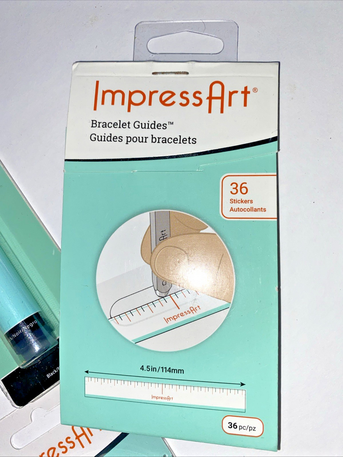 ImpressArt Metal Stamping Lot Marker Guides Storage Case Tape Buffing Blocks Jig