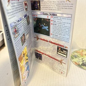 Magic Knight Rayearth SEGA Saturn w Manual Stickers & Reg Card Tested & Working