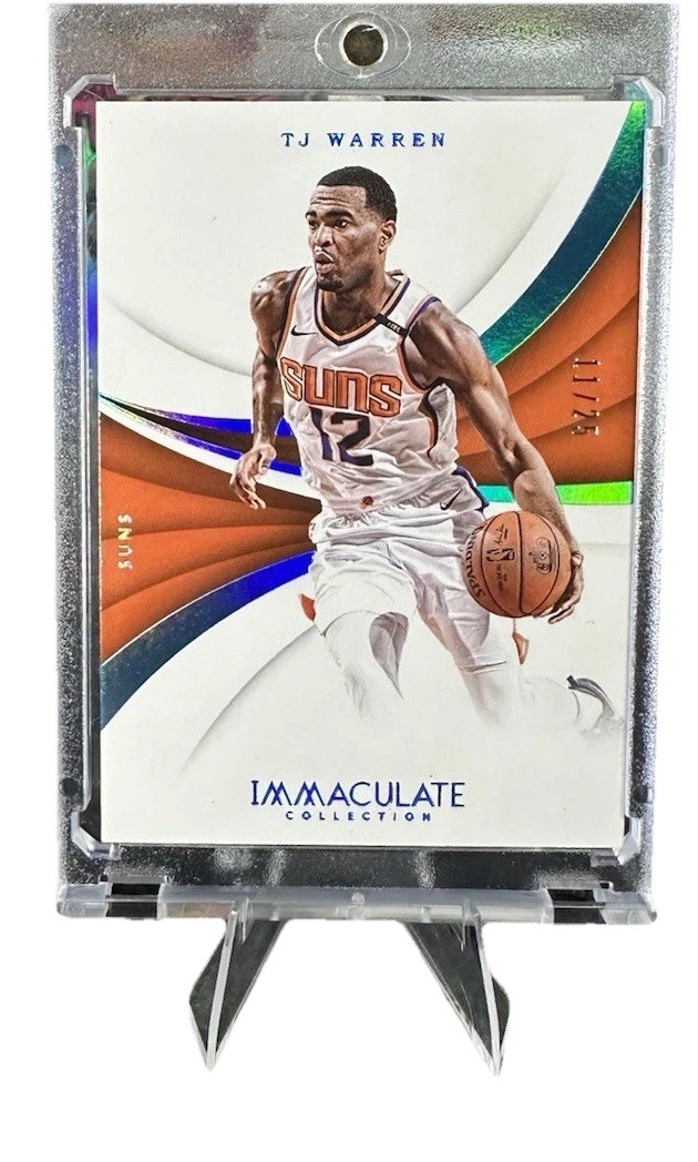 Panini Immaculate TJ Warren Suns #82 11/25 -Blue Parallel Refractor Low Pop SSP!