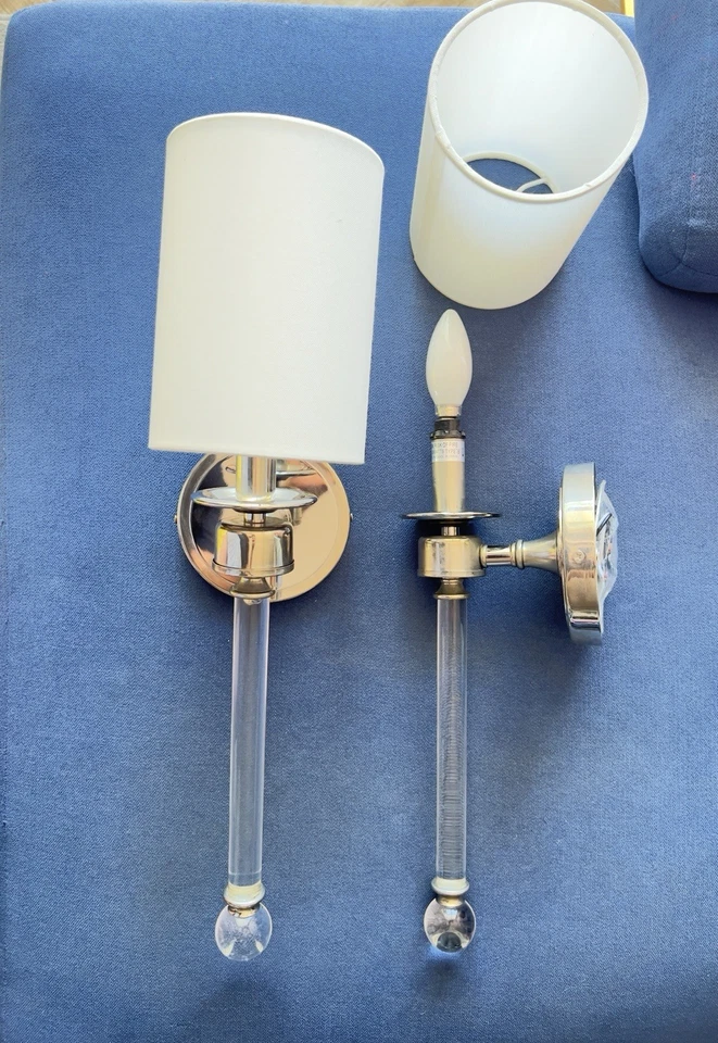 Pair MAXIM LIGHTING Lucent WALL SCONCE - Single Light - 16109WTCLPN - EUC - Image 2 of 4