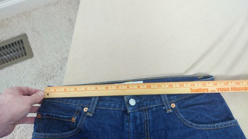 Vintage Levis 517 Jeans Mens 36x32 Blue Bootcut Fit Medium Wash Denim - Picture 6 of 22