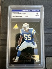 Junior Seau 1995 Pinnacle #223 San Diego Chargers Grade My Cards 9 Mint