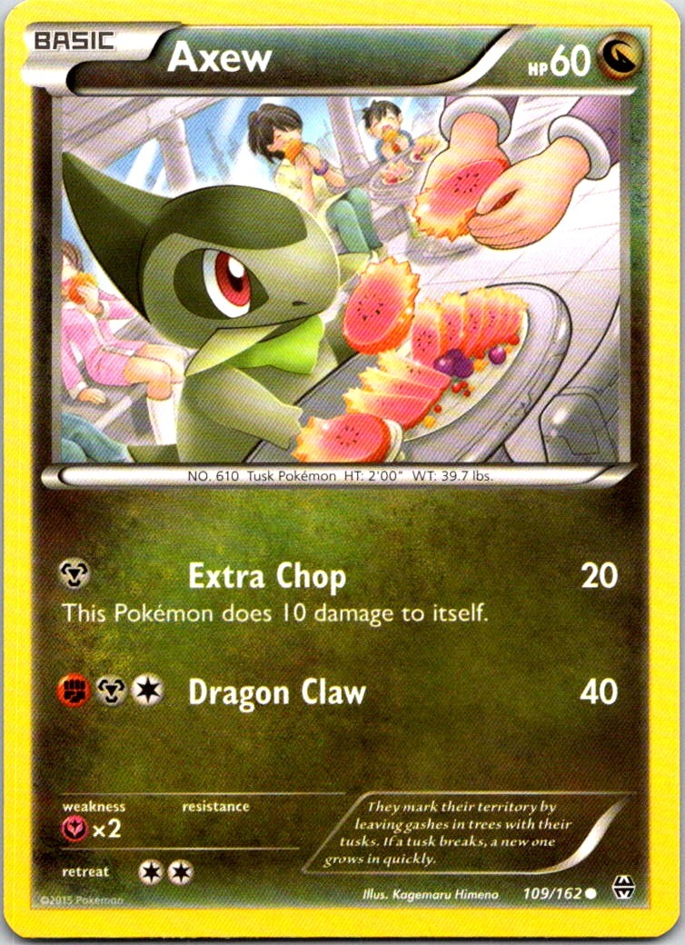 Axew (109) Common XY - BREAKthrough 109/162 NM