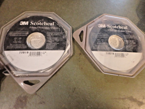 4E- NOS SCOTCHCAL striping tape- # 72019- 3/16" X 150 ft.  elite medium gray