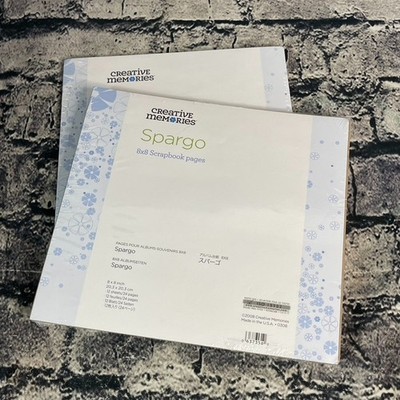Creative Memories 8''x8'' True SPARGO Pages and Protectors Pack
