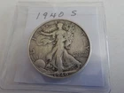 WALKING  LIBERTY  SILVER HALF DOLLAR.  1940 S