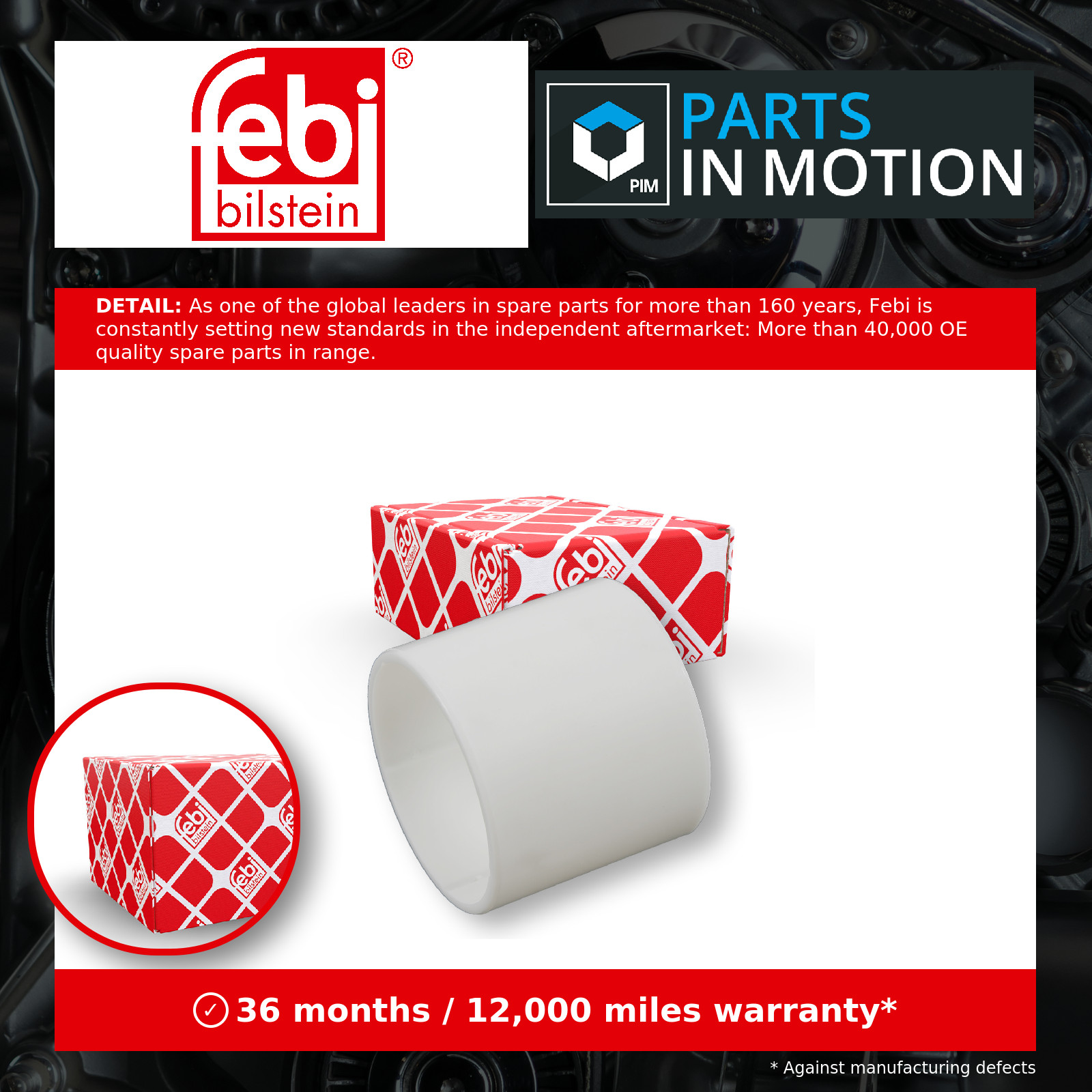 King Pin Bush 14467 Febi 1599575 8150264 Genuine Top Quality Guaranteed New