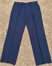 Vintage Bullock Jones Trouser Pants Blend Mens Stripes