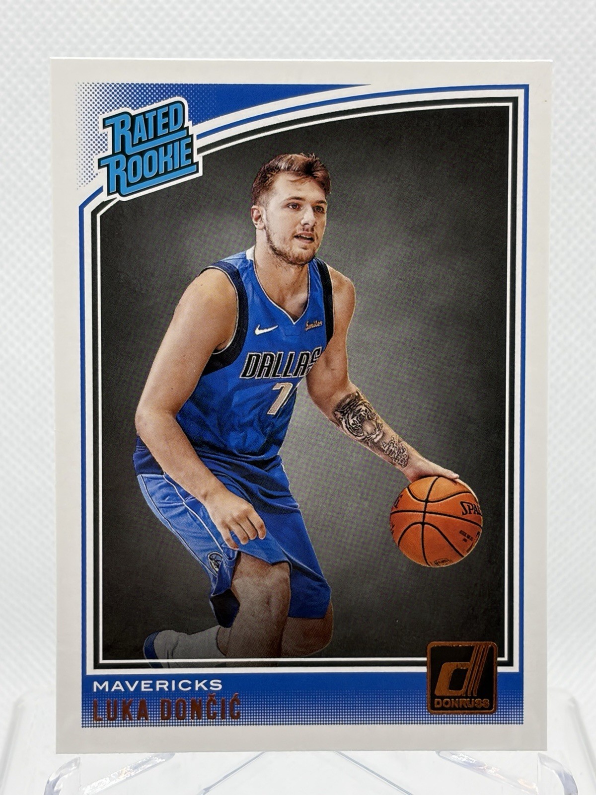 2018-19 Donruss Luka Doncic Rated Rookie #177 Mavericks EX Cond