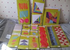 Go Accuquilt Fabric cutter, cutting die & Go Qube Mix & Match set's (craft) 