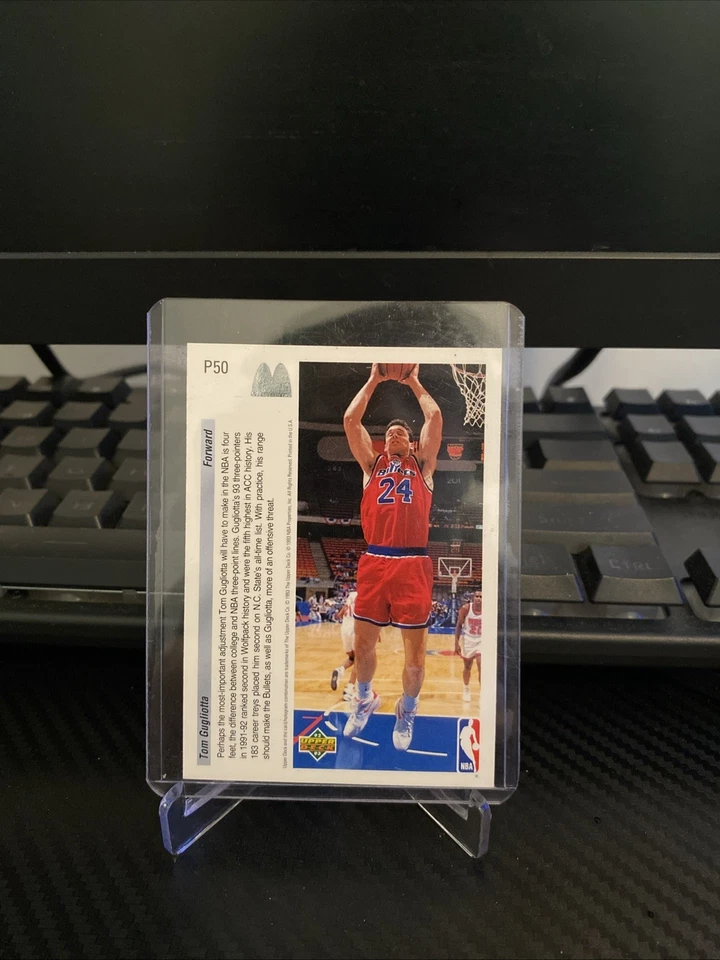 #P50 Tom Gugliotta 1992/93 Upper Deck McDonald’s Basketball Card Cb6 - Image 2 of 2