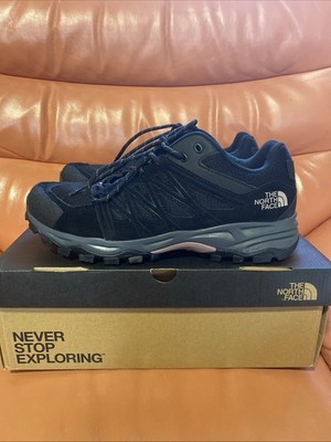 The North Face Truckee Women's Hiking Walking Shoes Black Rugged Comfort 10.5