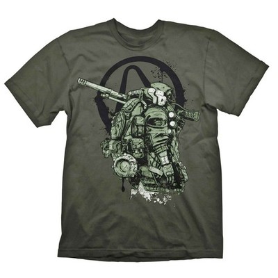 Borderlands 3 T-Shirt mit FL4K Motiv | Olivegrün | Größen: M - L