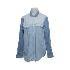 Closed, Jeanshemd, Größe: M, LIBBIE, Blau/Weiß, Baumwolle, Denim, Damen #9Fy