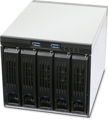 Chenbro SK33502H08*13709 5B 3.5''HDD Enclosure w/12Gb/s SAS&SATA Backplane Brown