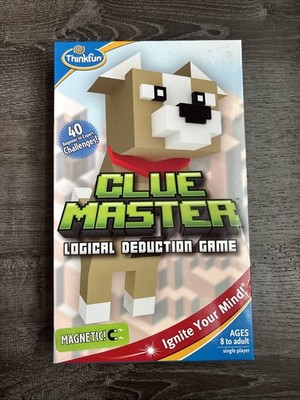 NEW Magnetic ThinkFun Clue Master Logical Deduction Game