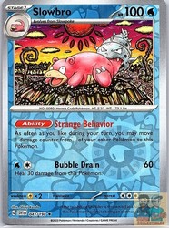 Slowbro 043/198 Reverse Holo Rare Scarlet & Violet Base Set