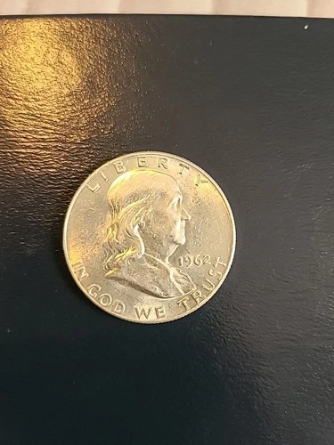 1962 D Franklinn Half Dollar XF Condition  Nice Coin