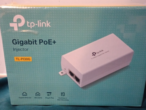 TP-link Gigabit PoE+ Injector RJ45 TL-PI30G 0160600334 - NEW - Afbeelding 1 van 2