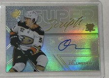 2024-25 Upper Deck SPX Super Script Rookie Olen Zellweger Rookie Auto #SSR-OZ