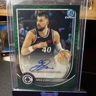 2025-26 Bowman Basketball Ivica Zubac Green Reptilian Auto 43/99 #BCA-IZ
