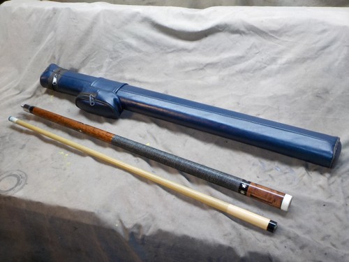 Joss Pool Cue 2 Piece Butt and Shaft 20.4 Oz 58 1/8" Long w Joe Porpers case