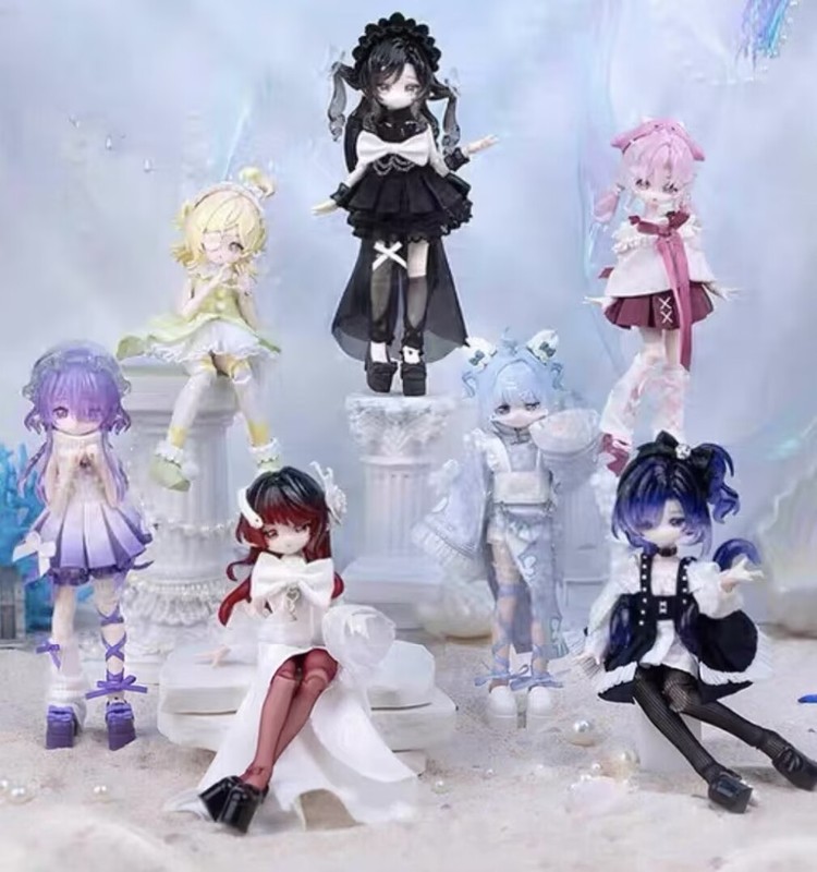 Come4free Minty Sea Gems Series Blind Box Figures Toy Bjd Action Figure Doll