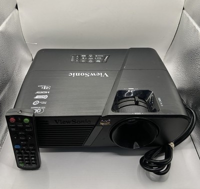 ViewSonic PJD5155 Projector DLP 3D Home Theater -Office -Classroom - Tested Good